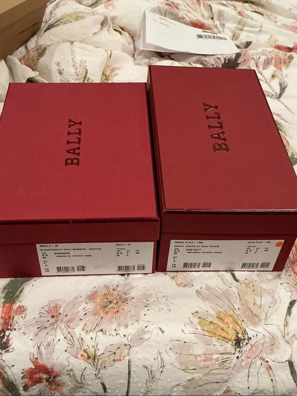 Bally Red Shoe Box Set